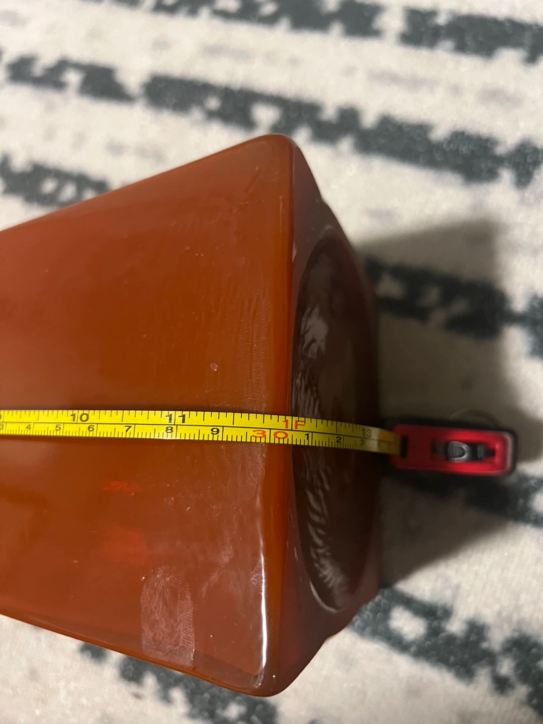 Orange Decorative Vase - photo 2