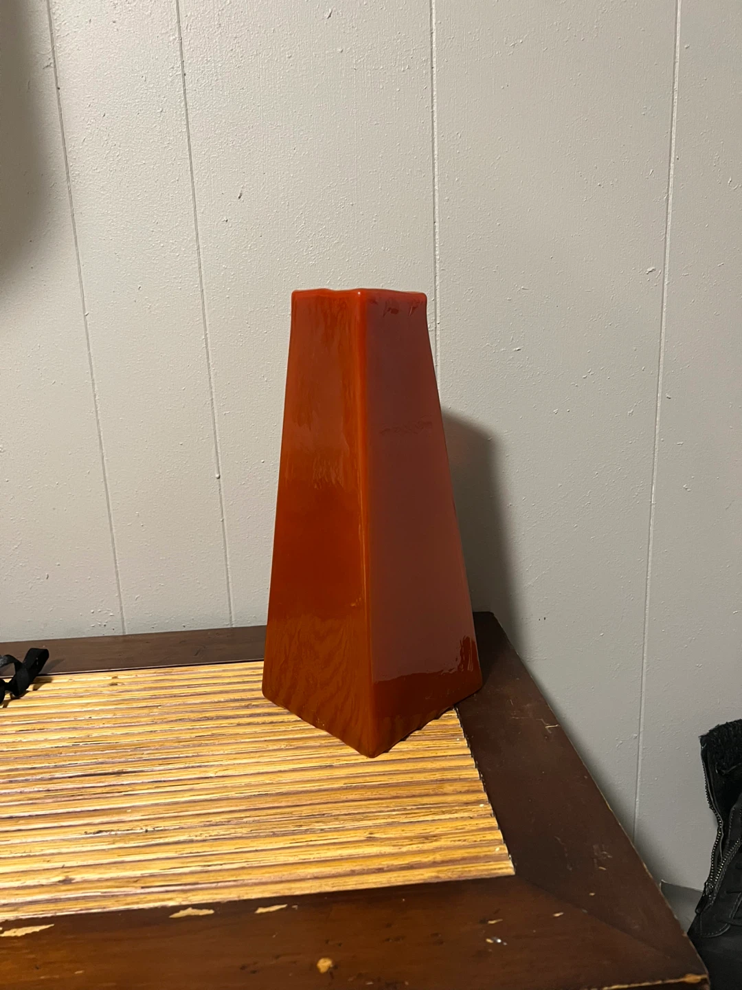 Orange Decorative Vase