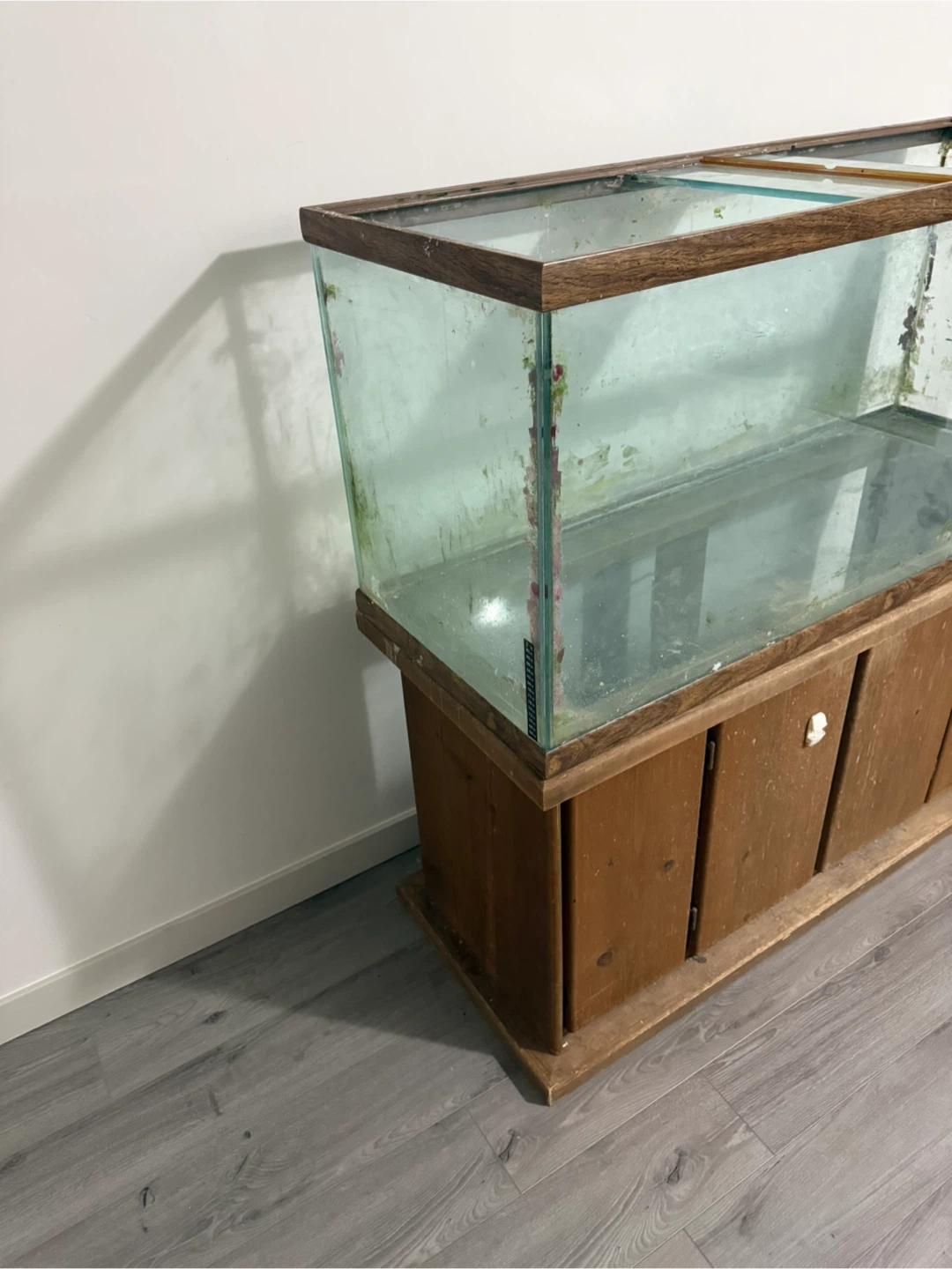 Used Fish Tank with Wooden Stand - photo 3