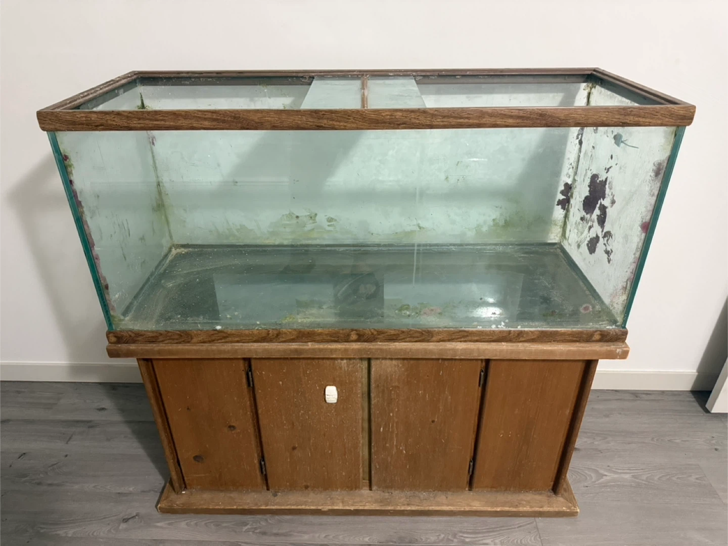 Used Fish Tank with Wooden Stand - photo 2
