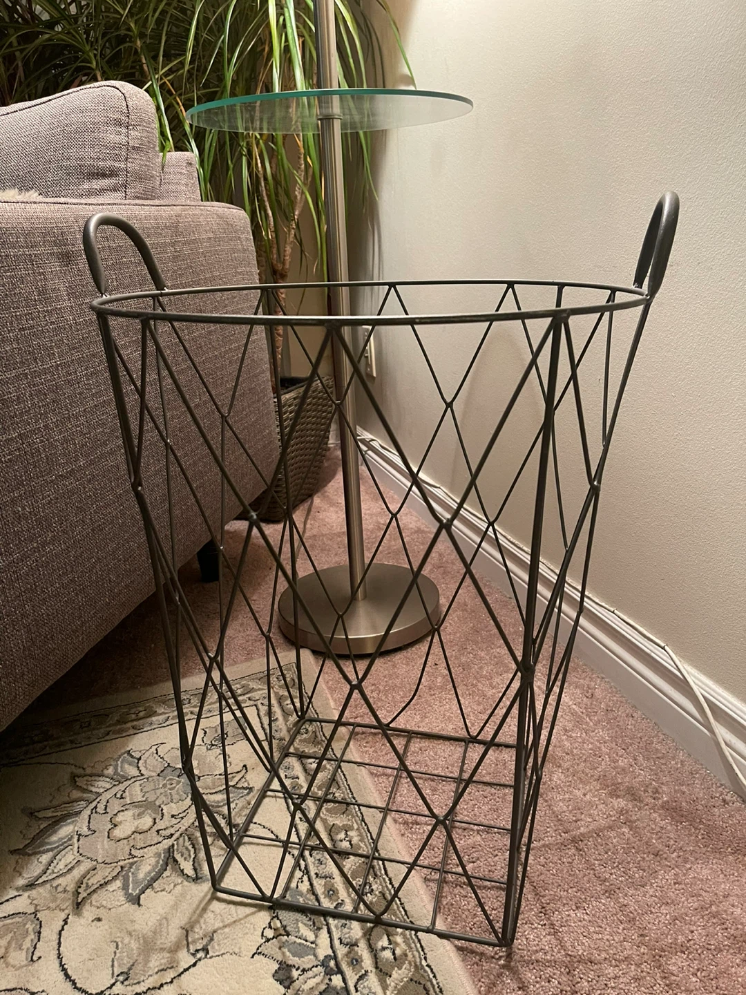 Metal Wire Basket with Handles - photo 5