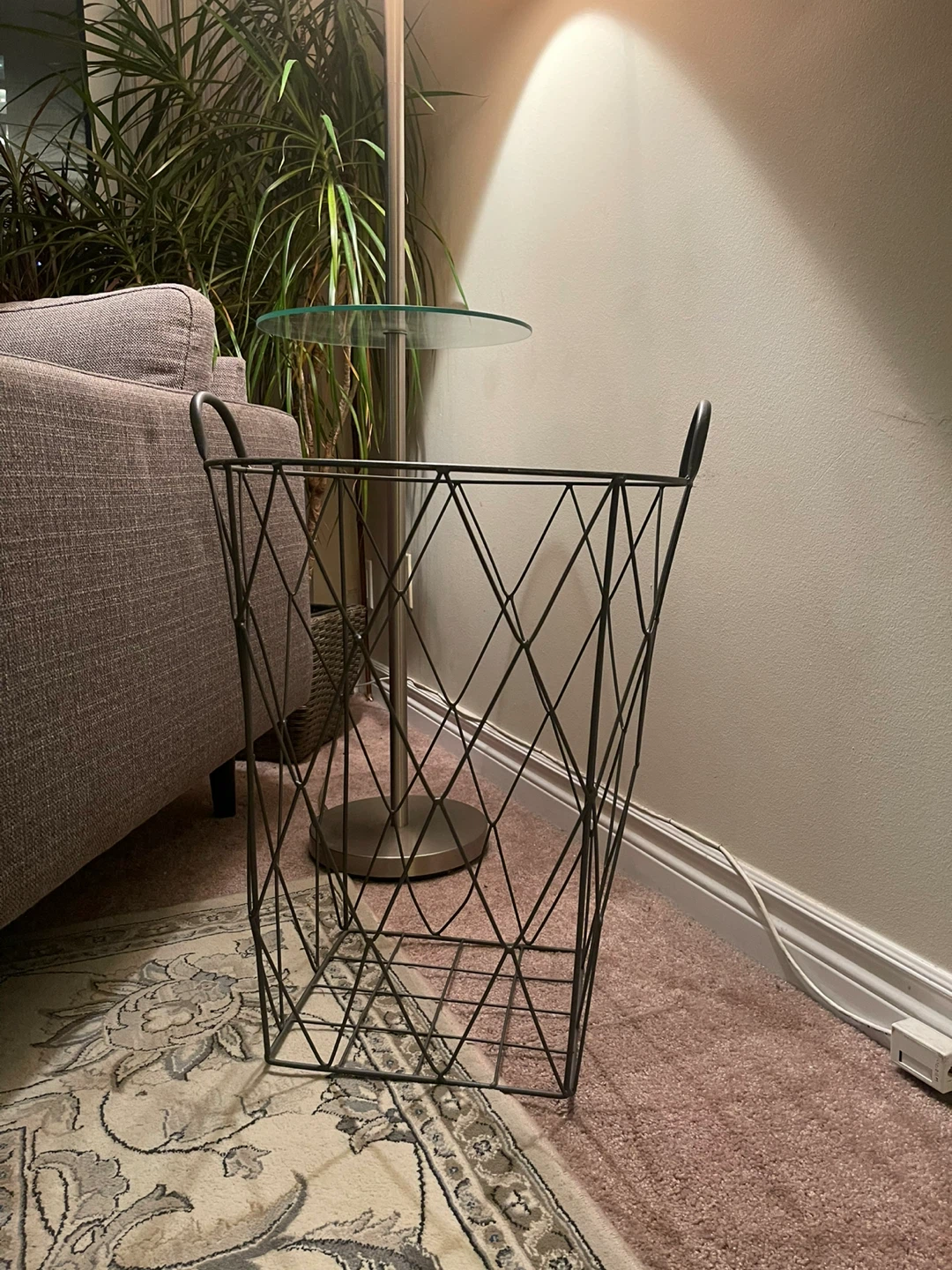 Metal Wire Basket with Handles