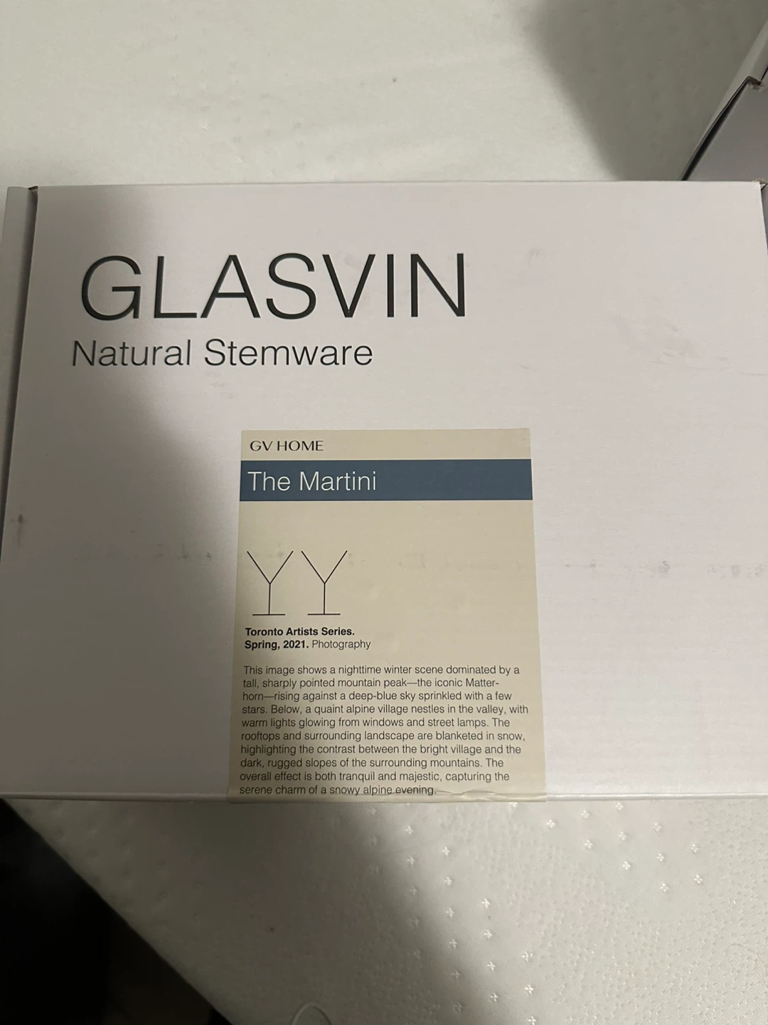 GLASVIN Martini Glasses - Set of 2