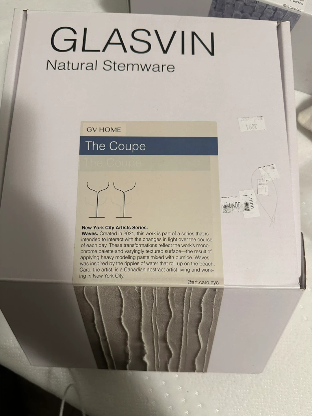 Glasvin 'The Coupe' Natural Stemware Set