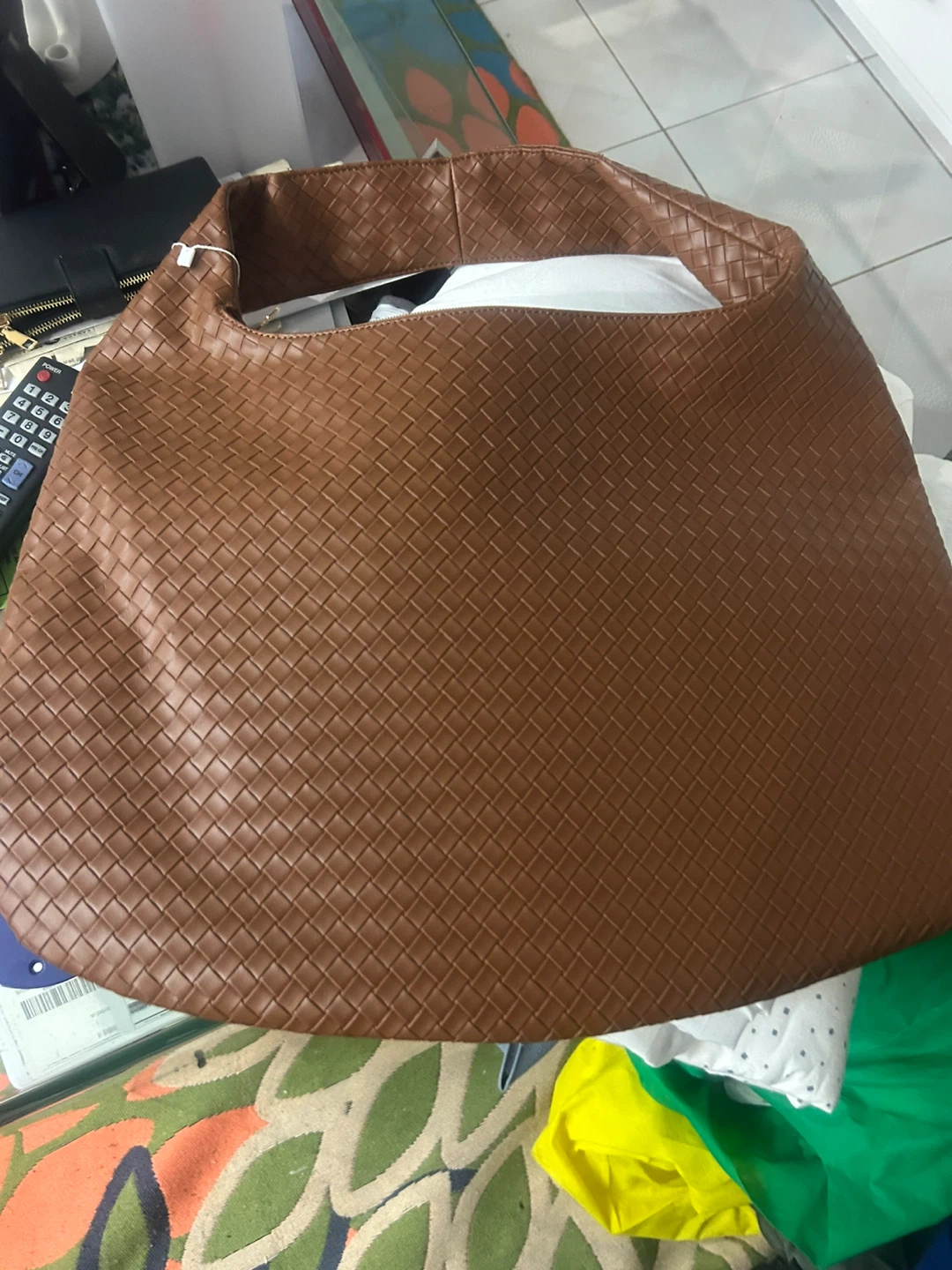 Express Brown Woven Shoulder Bag 🧡🧡🧡🧡 - photo 2