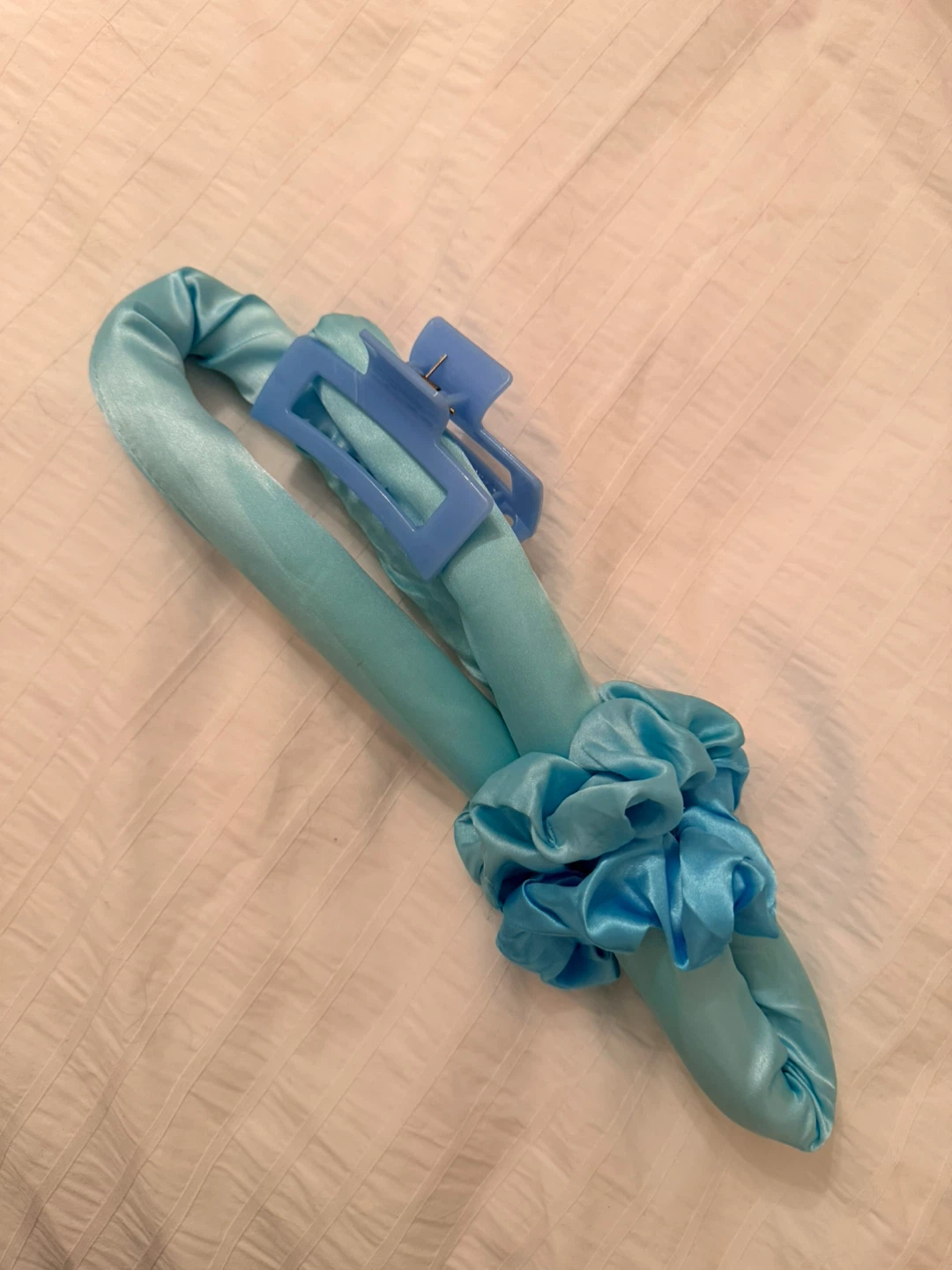 🧡Heatless Hair Curler - Blue