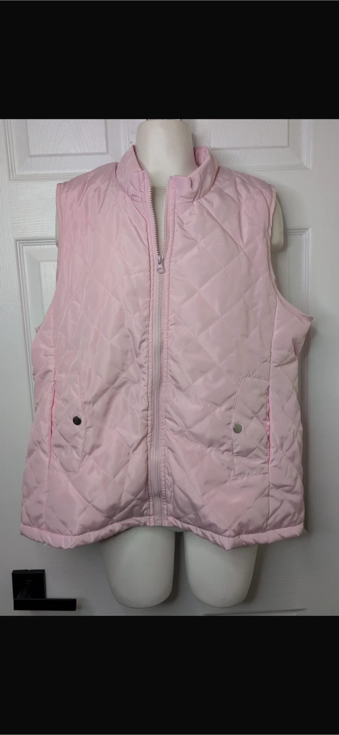 NEW! YACUN Pink Quilted Vest - photo 4