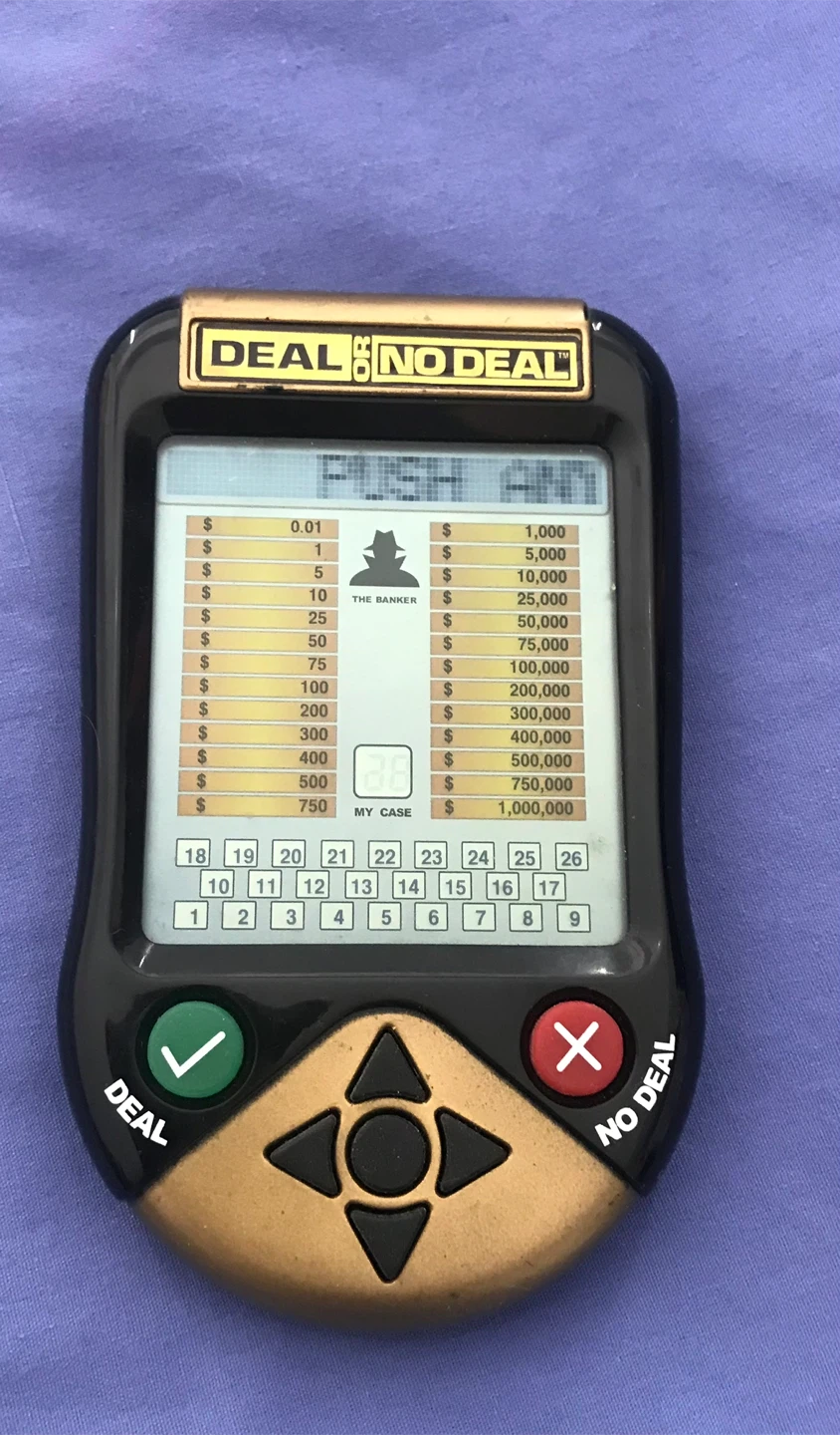 Deal or No Deal Irwin Toy Handheld Game