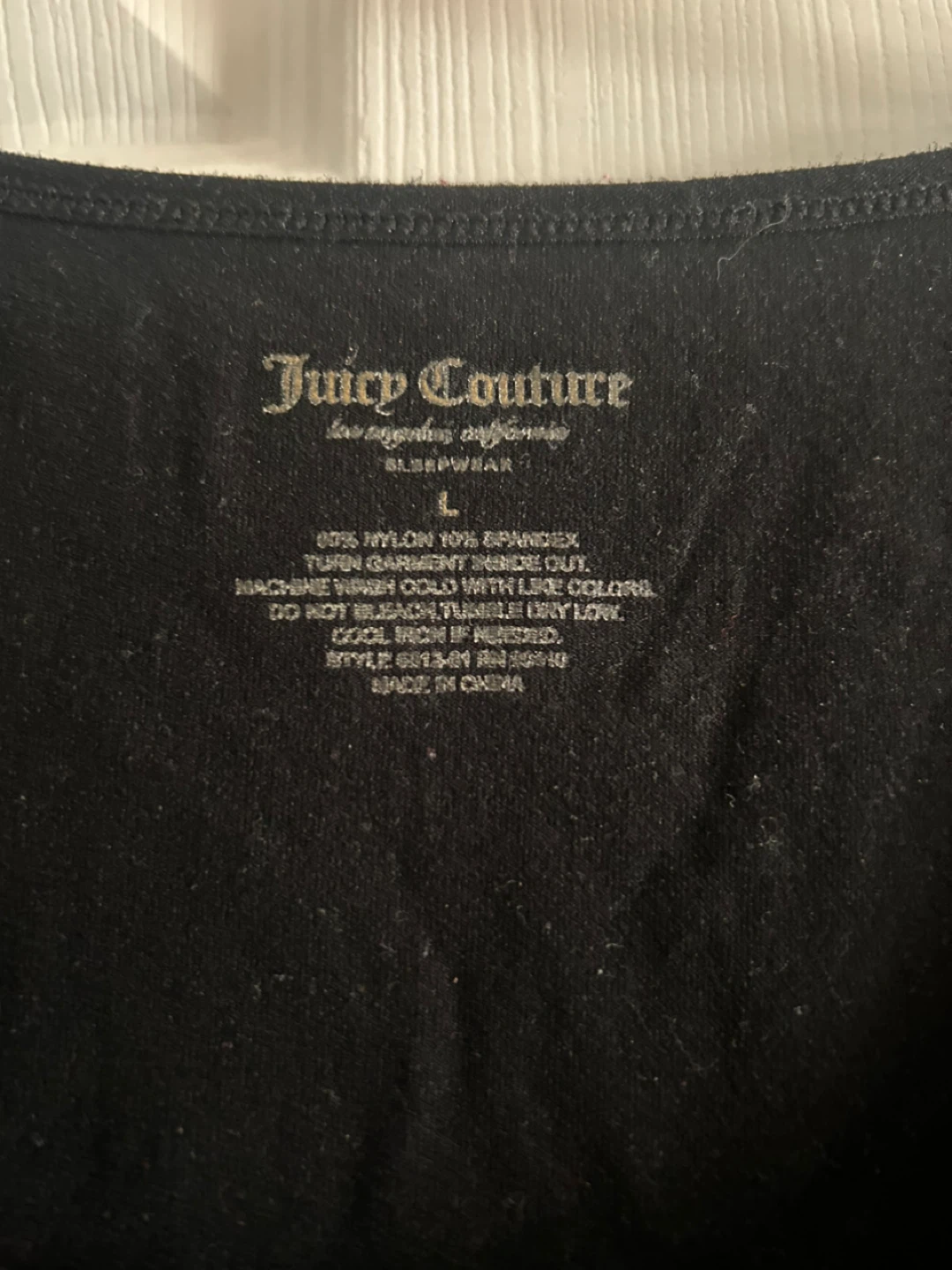 Juicy Couture Black Sleepwear Onesie - Size L - photo 2