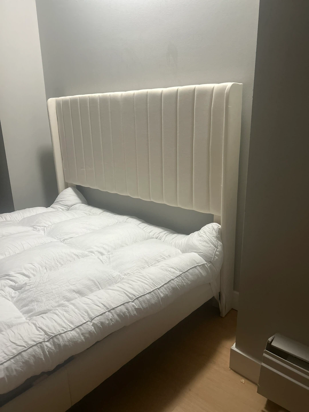 Full Size Upholstered Platform Bed Frame - photo 4