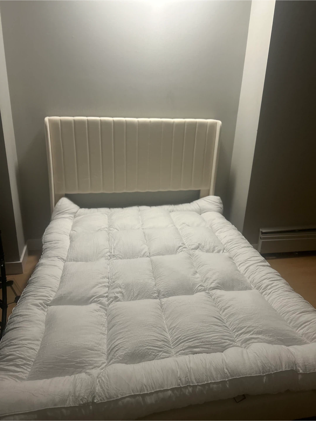 Full Size Upholstered Platform Bed Frame - photo 2