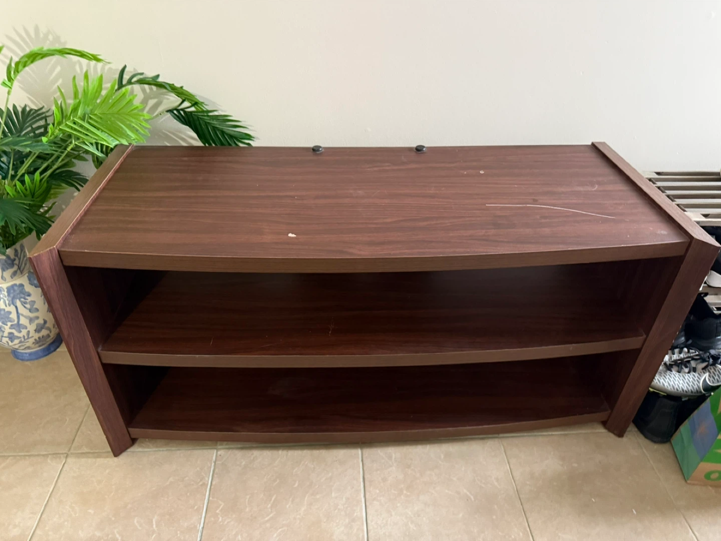 Brown Wooden TV Stand - photo 2