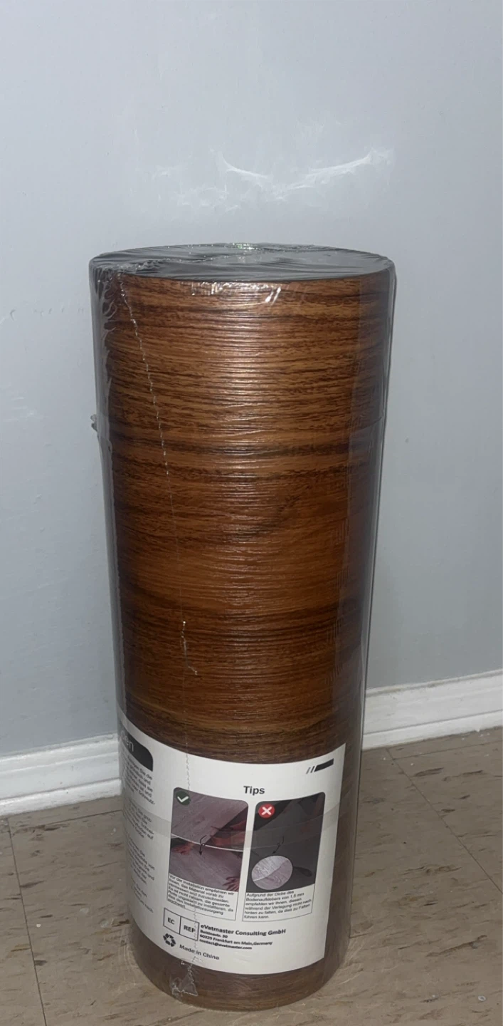 🧡Homease Vinyl Flooring Roll 15.7" x 393.7" Brown
