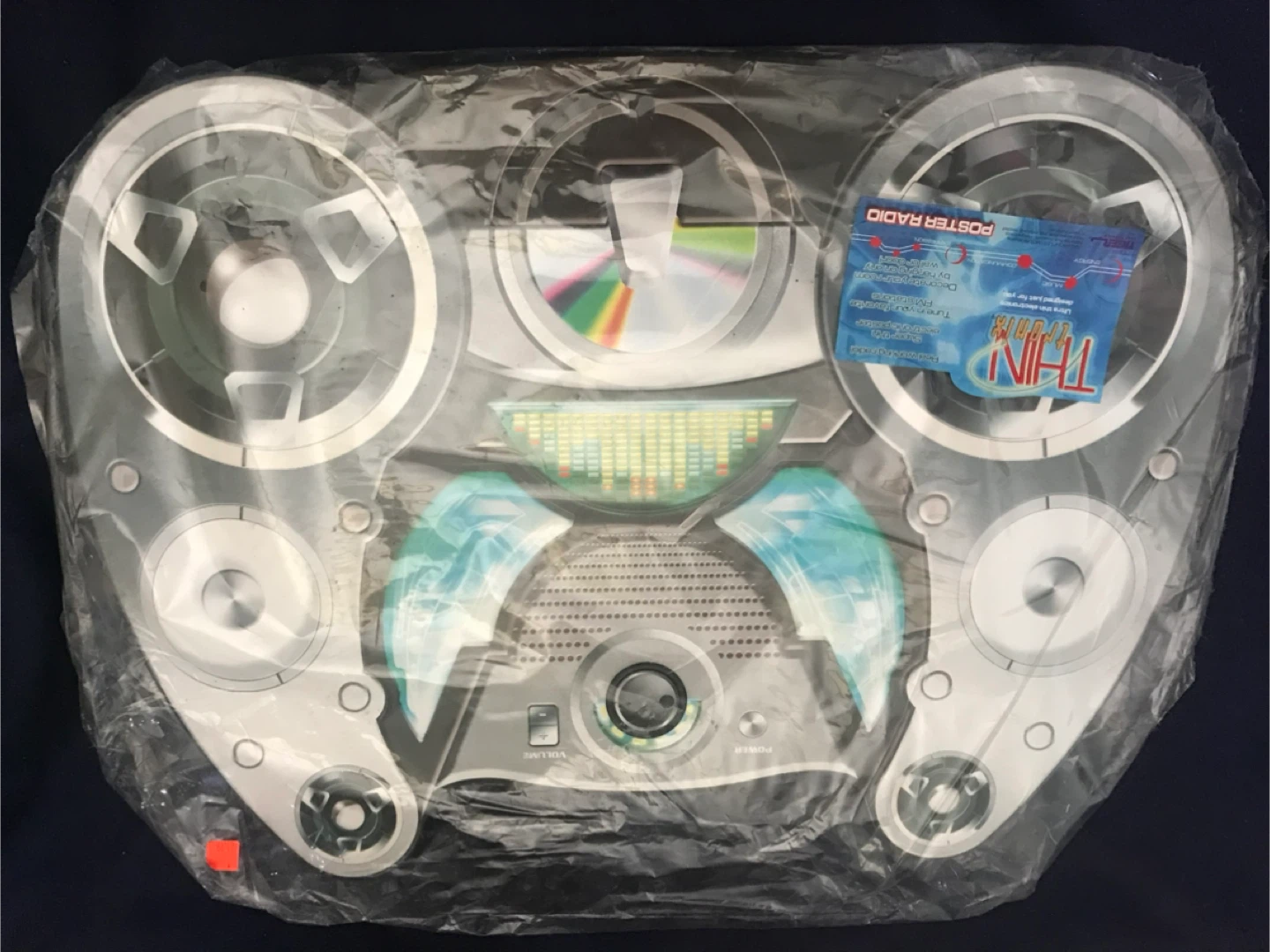 Vintage Tiger Electronics Poster Radio - New