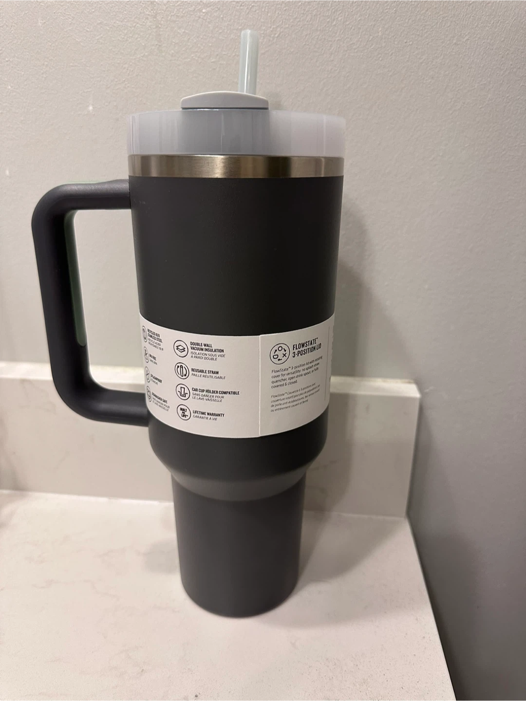 Stanley The FlowState Quencher H2.0 Tumbler 40oz Grey - photo 3