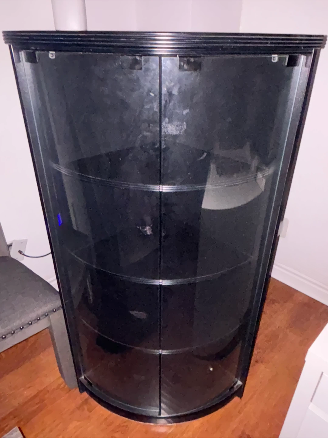 Moving out sale - Black Curio Cabinet