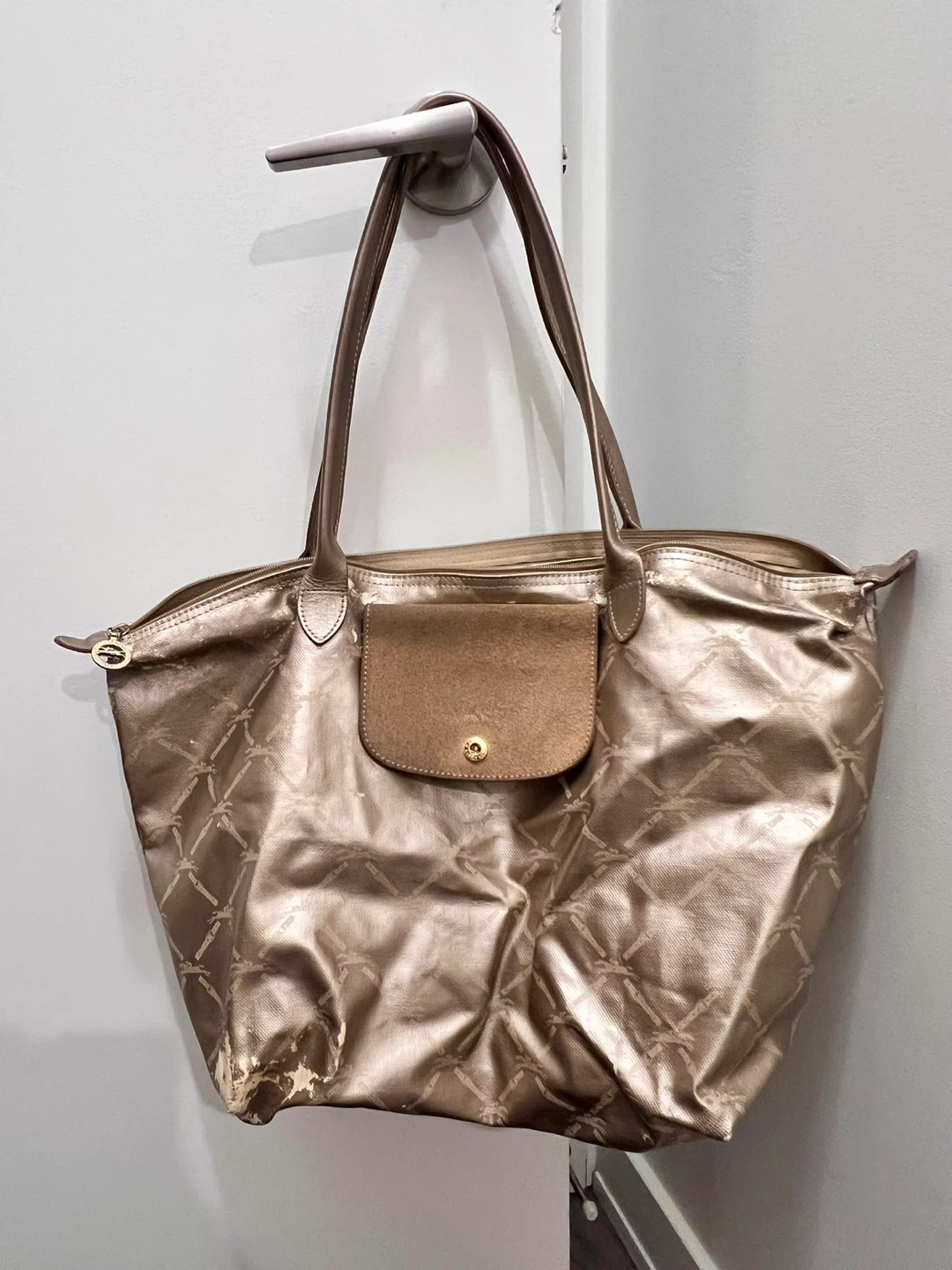 Longchamp Gold Tote Bag - photo 4