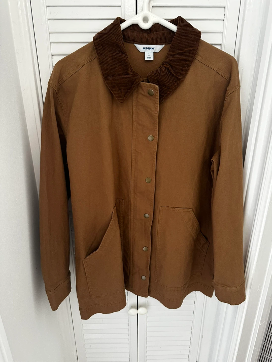 New Corduroy Collar Jacket - Size L