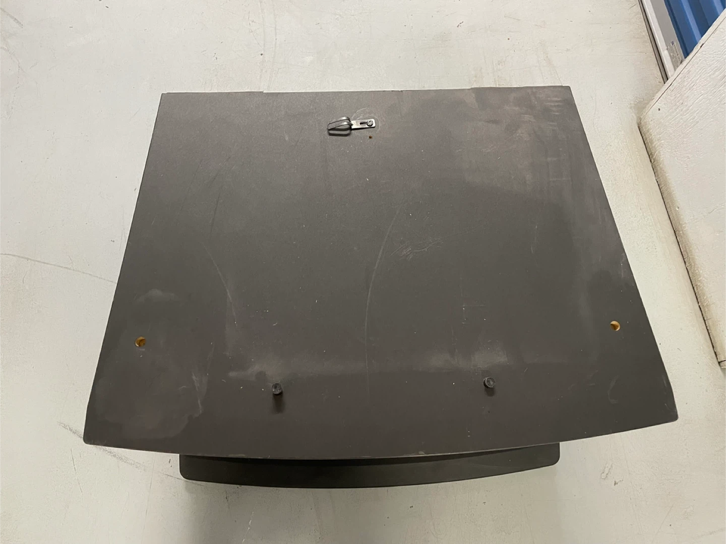 Black TV Stand with Glass Door - 70cm Wide - photo 3