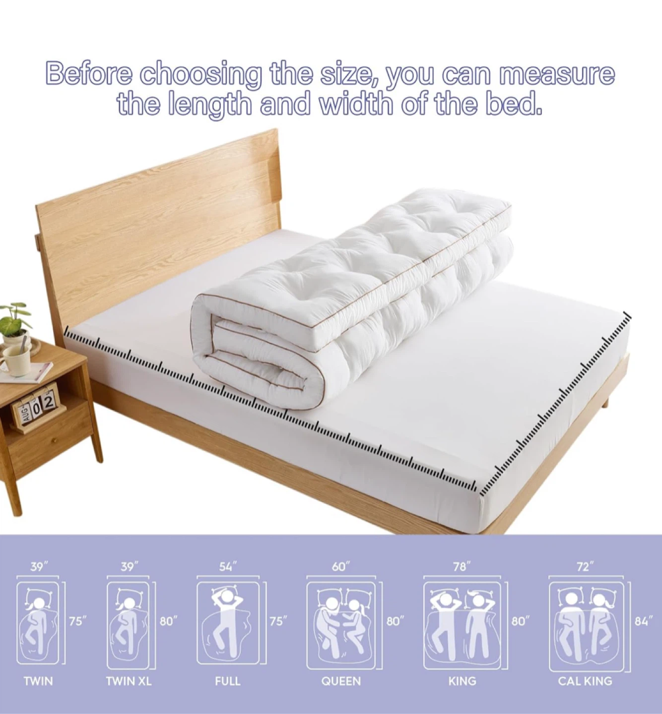 Mattress Topper - 4 Inch Overall Height - photo 4
