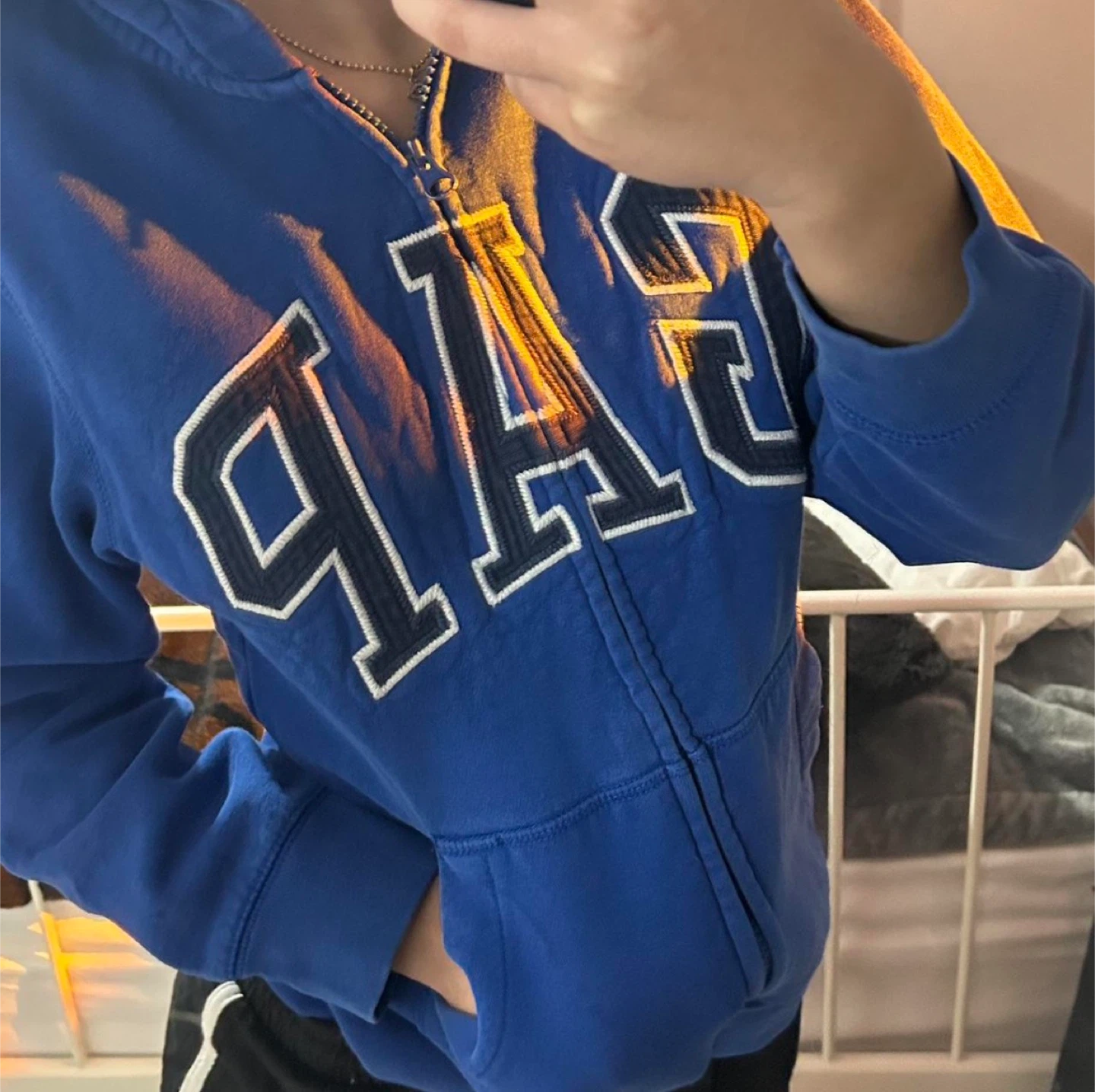 GAP Blue Zip-Up Hoodie - photo 2