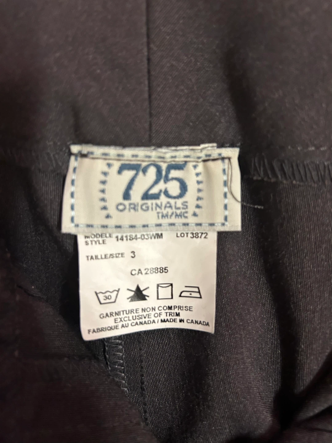 725 Originals Brown Pants - Size 3 - photo 3