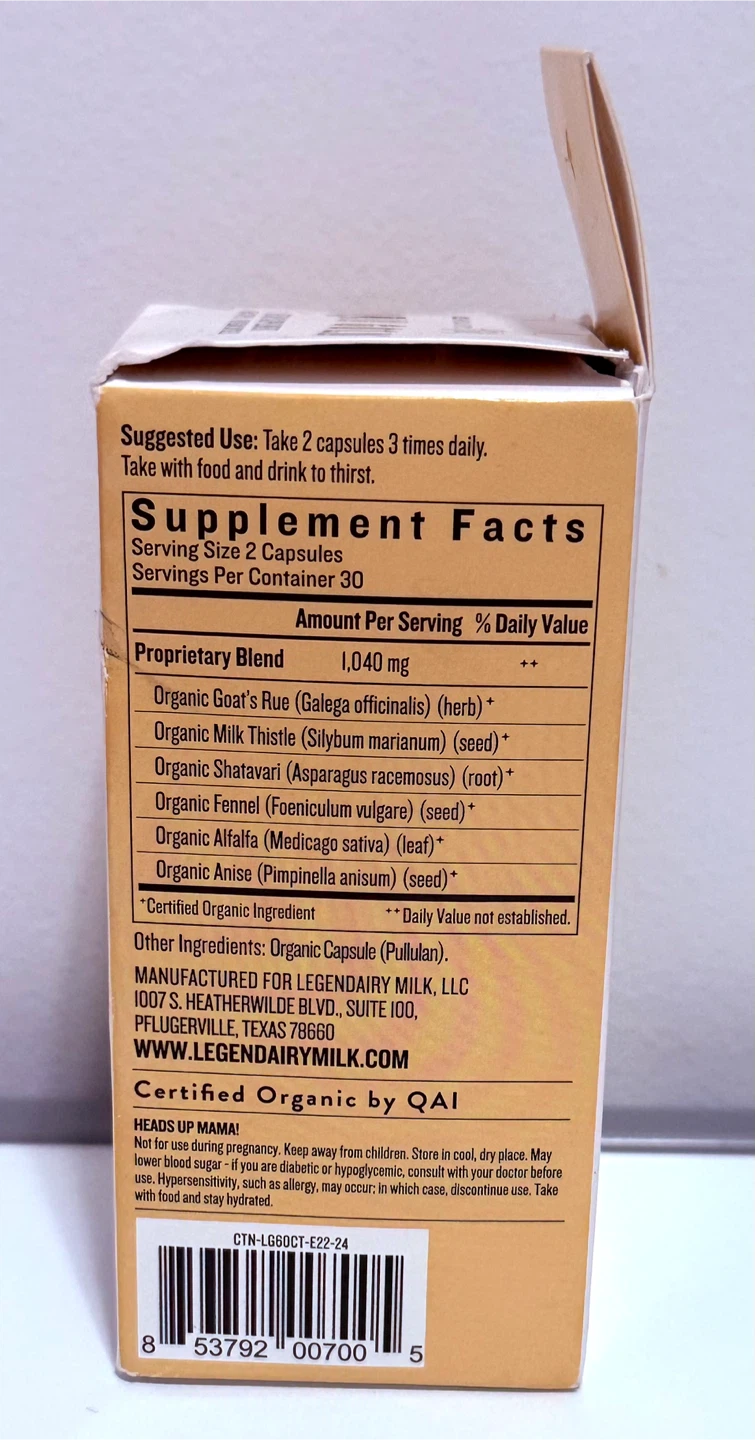 Organic Lactation supplement, milk production help! - photo 2