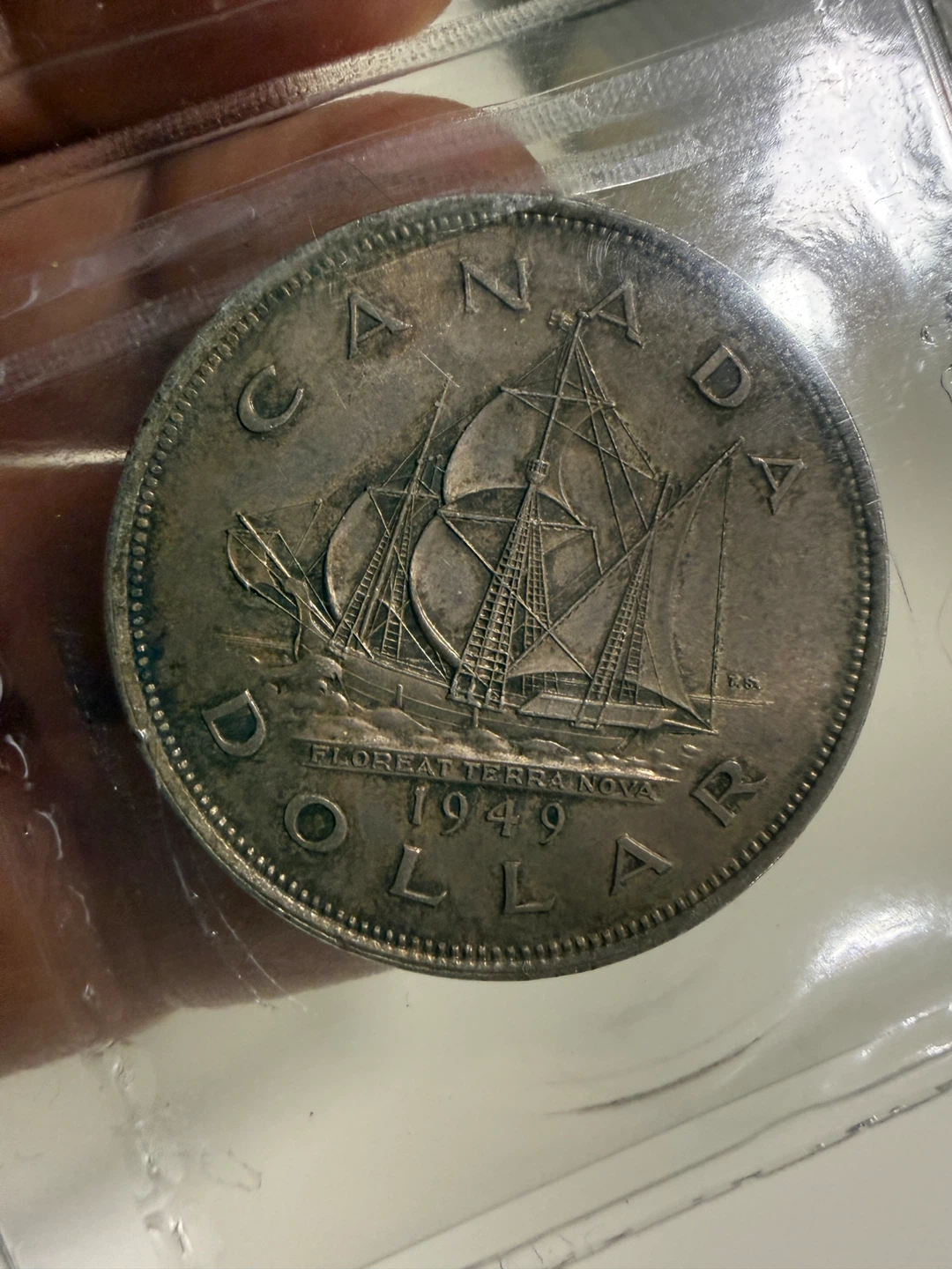 1949 Canada Silver Dollar - ICCS Certified MS64