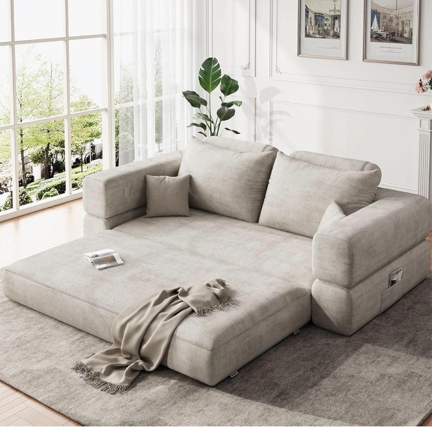 Convertible 4 in 1 Folding Sofa Bed