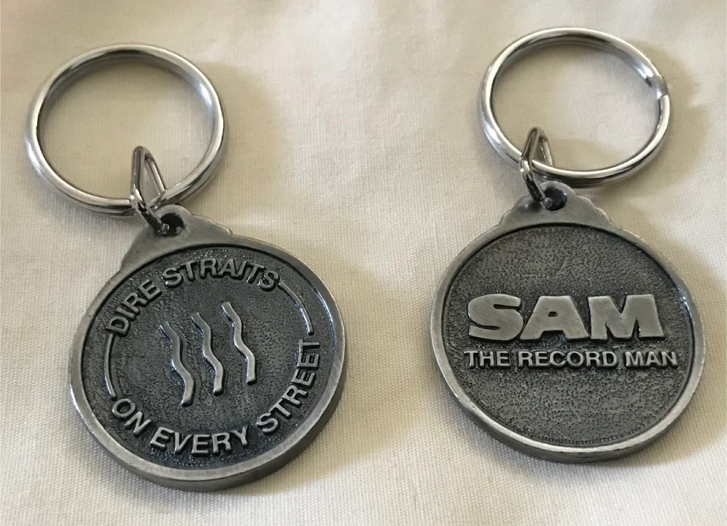 Dire Straits & SAM the Record Man Keychains