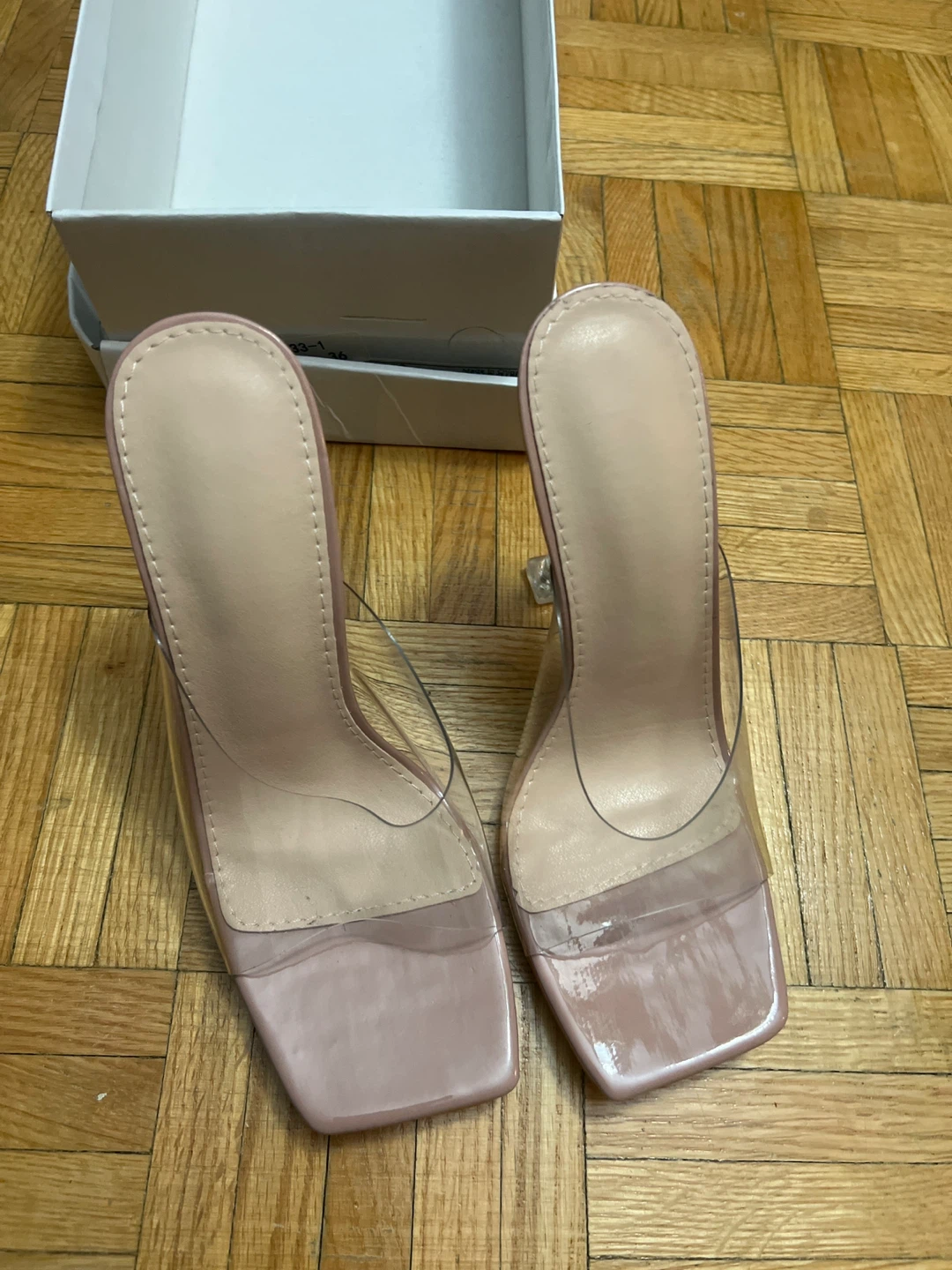 Shein Clear Heels - Size 8