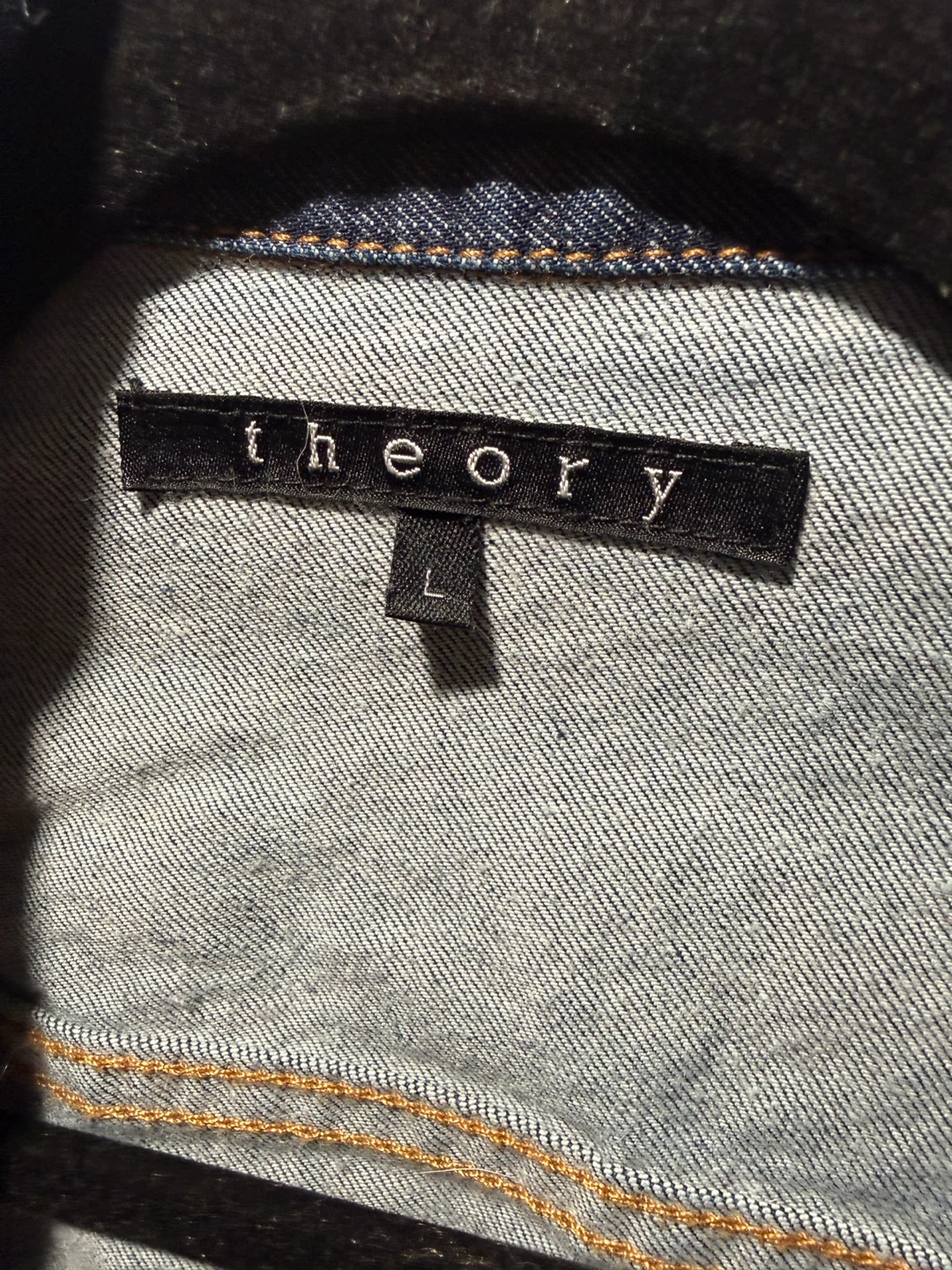 Theory Denim Jacket - Size L - photo 2