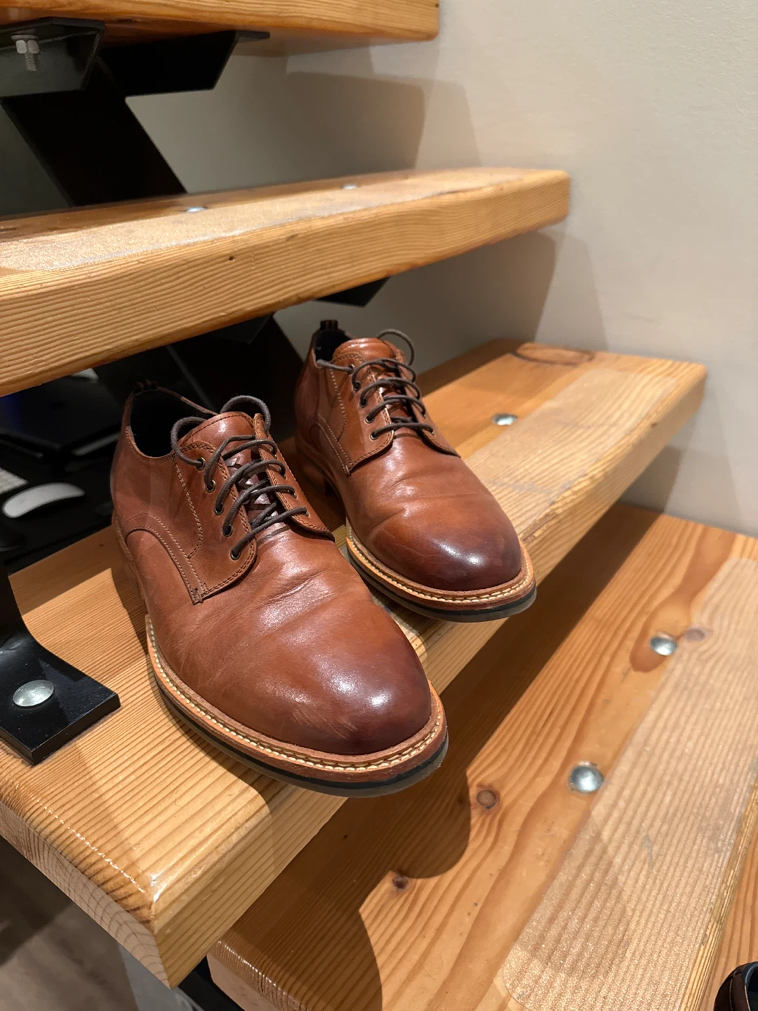 Cole Haan Brown Leather Oxfords - photo 2