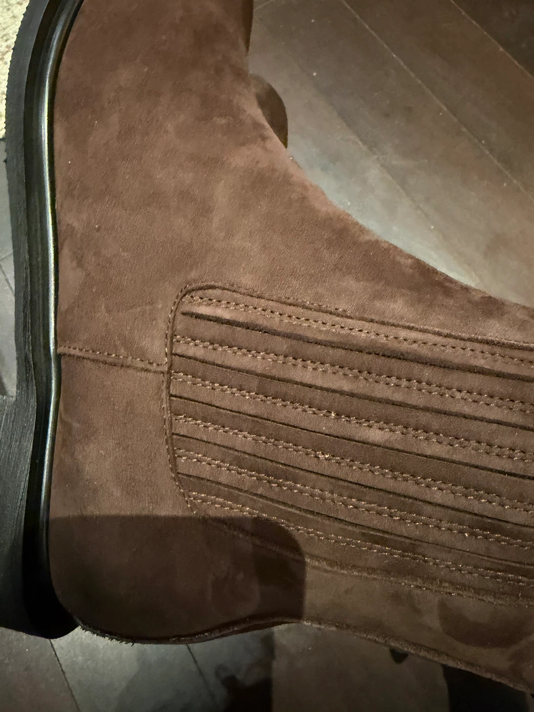 Brown Suede Chelsea Boots - Size 9.5 - photo 3