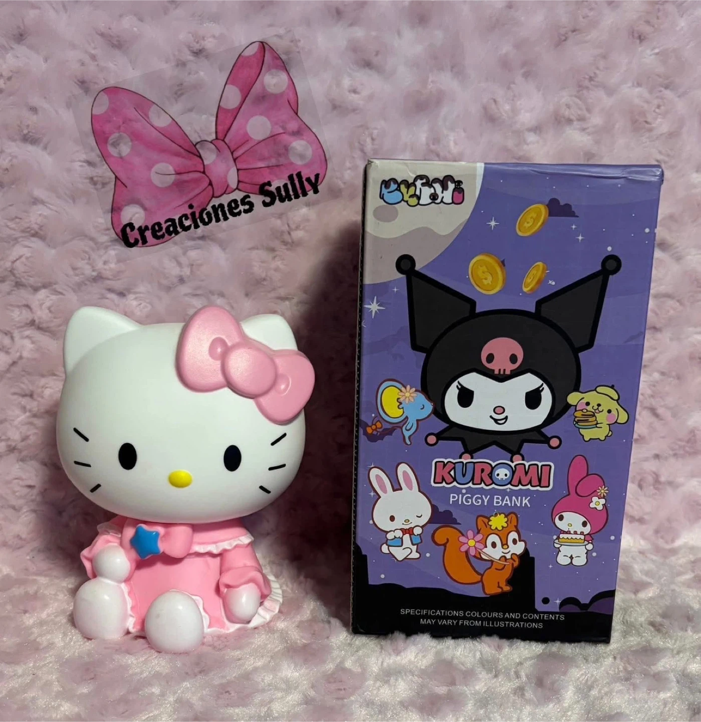 Hello Kitty & Kuromi Piggy Bank Set