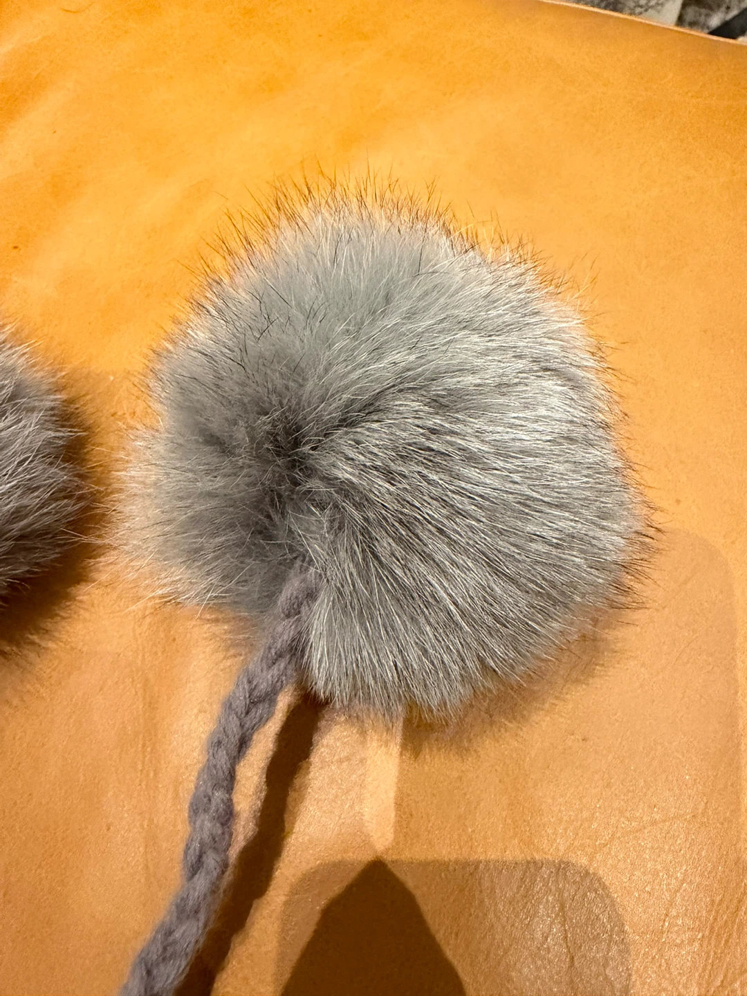 Genuine Fur Winter Hat with Pom Poms - photo 3