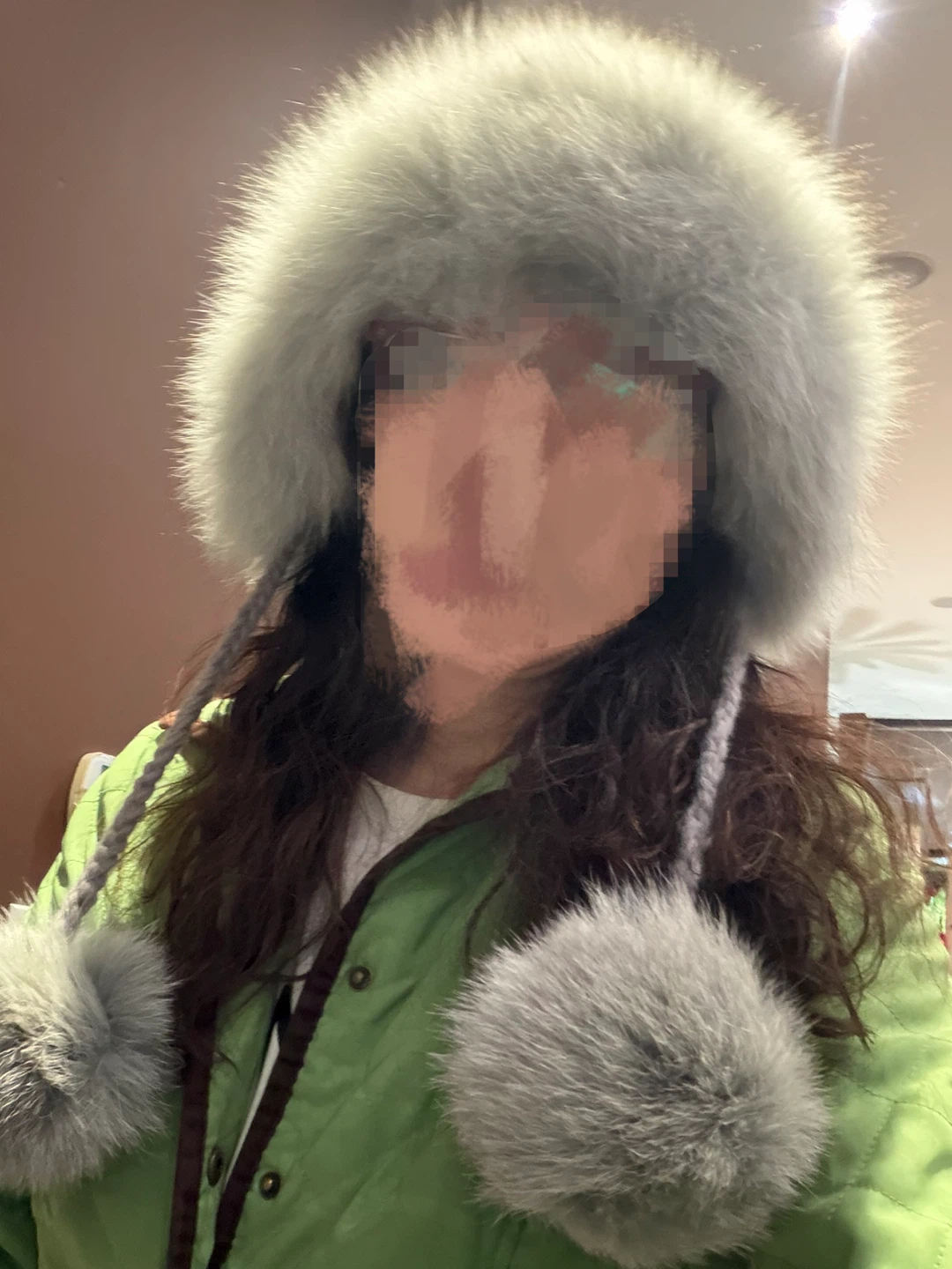 Genuine Fur Winter Hat with Pom Poms - photo 4