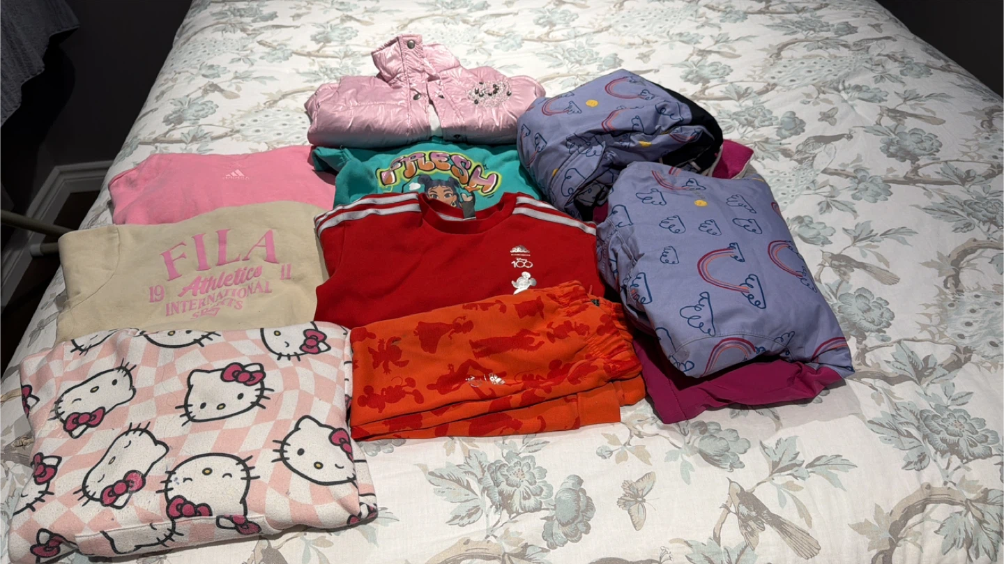 Kids' Clothing Bundle - Adidas, Fila, Hello Kitty