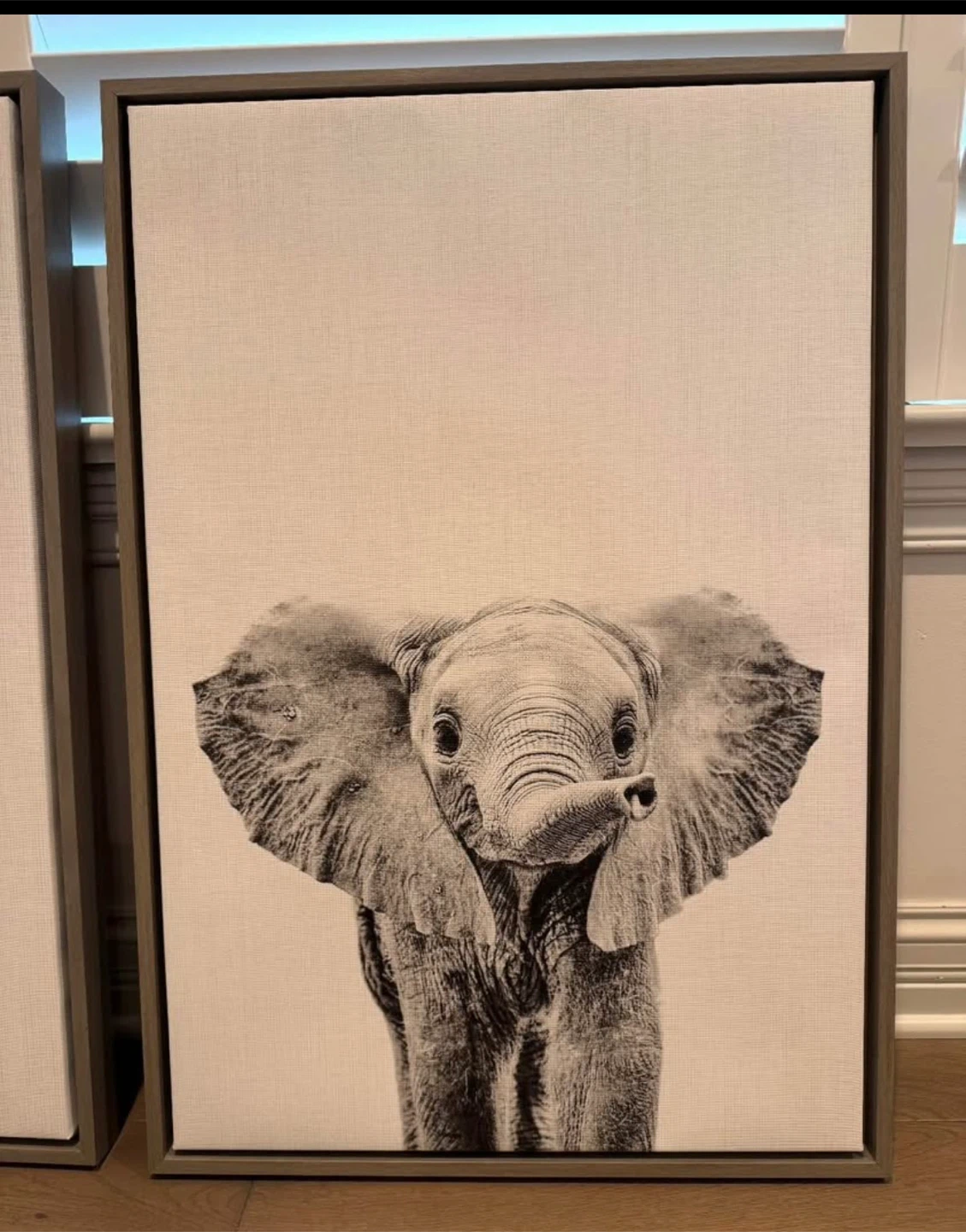 Elephant & Giraffe Framed Prints - Set of 2 - photo 3