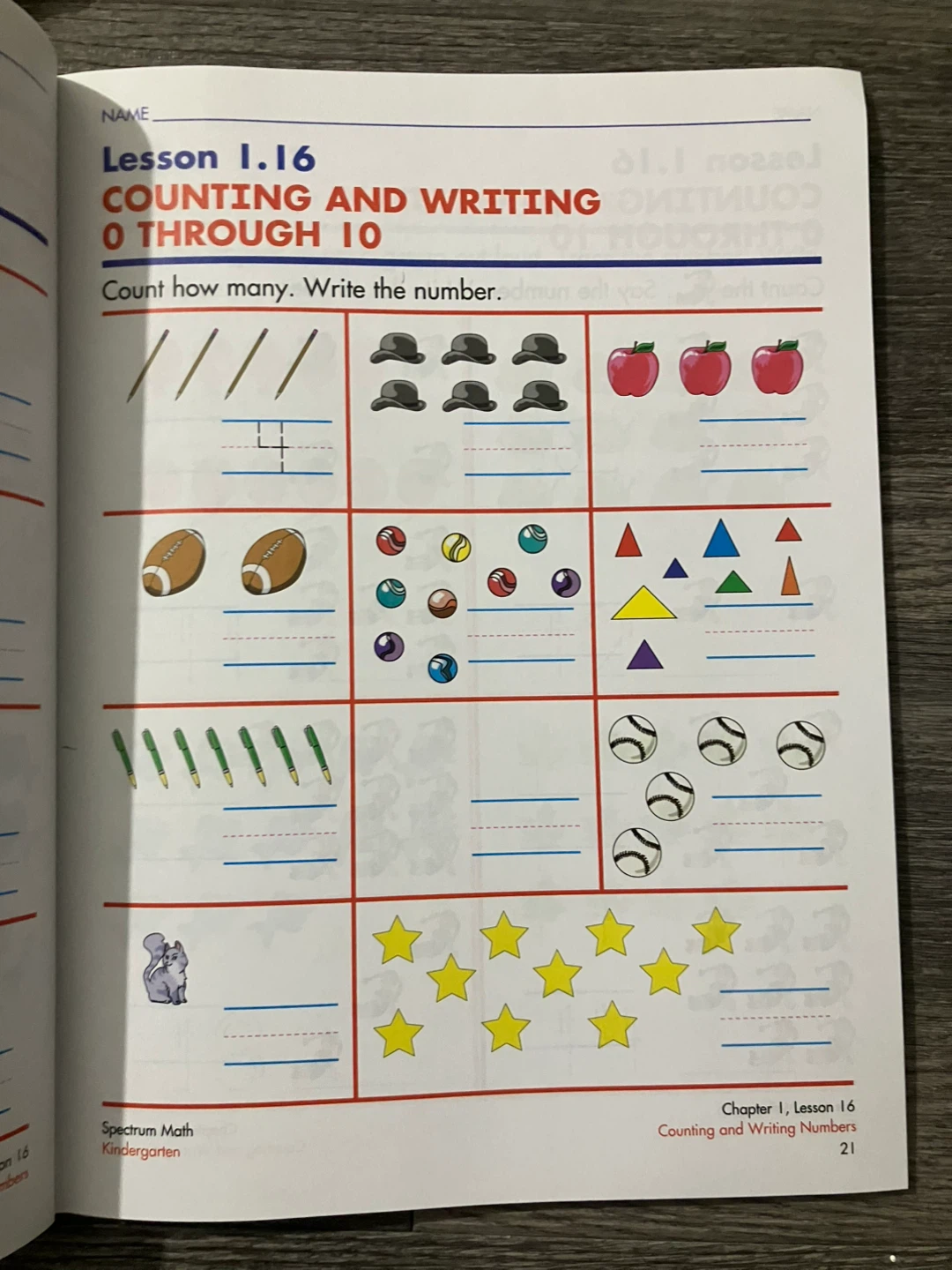 Spectrum Math Workbook - Kindergarten - photo 3