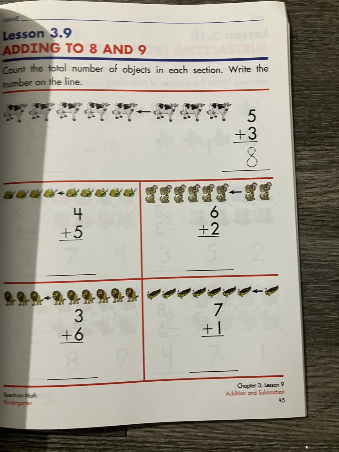 Spectrum Math Workbook - Kindergarten - photo 4