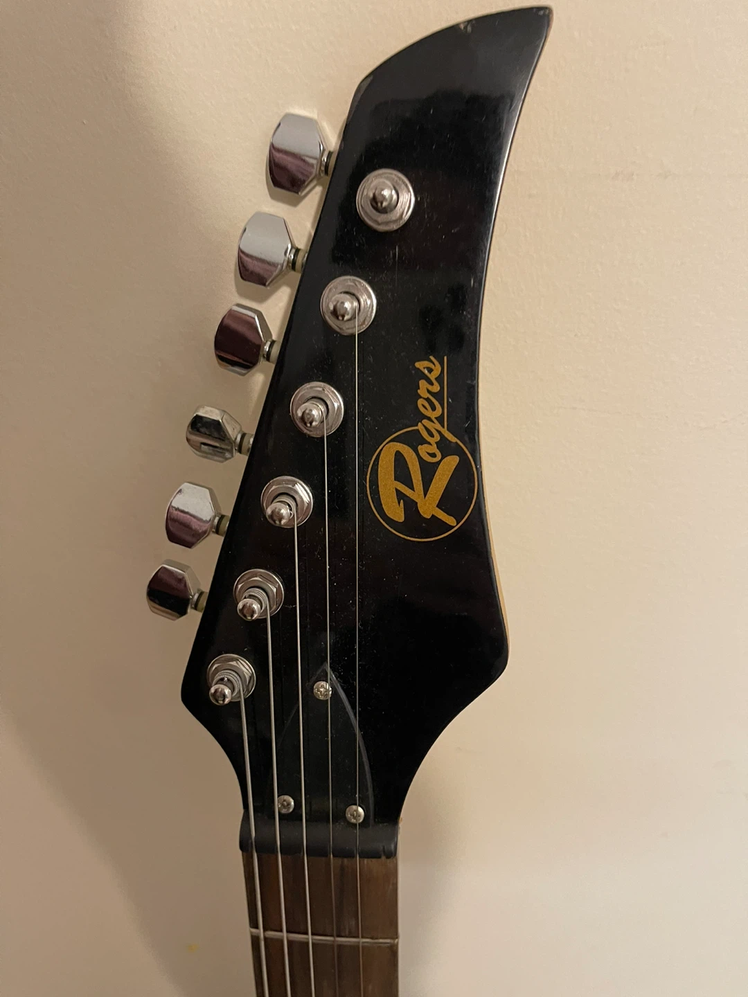 Rogers Electric Guitar with Case - photo 2