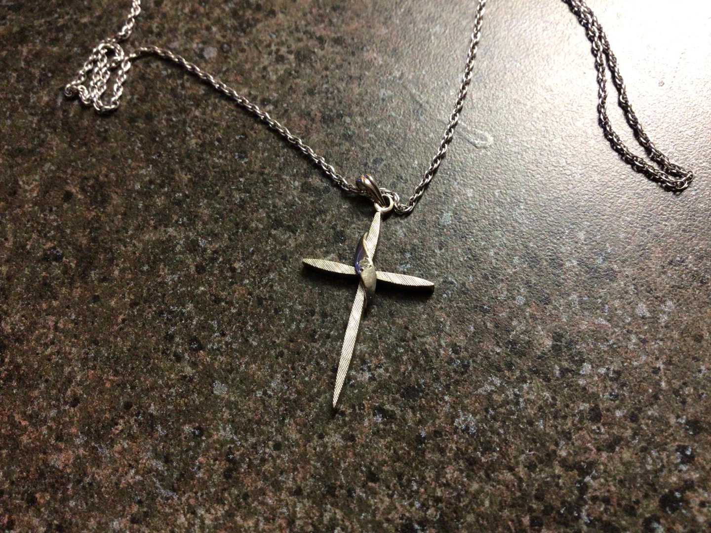 White Gold Cross - photo 3