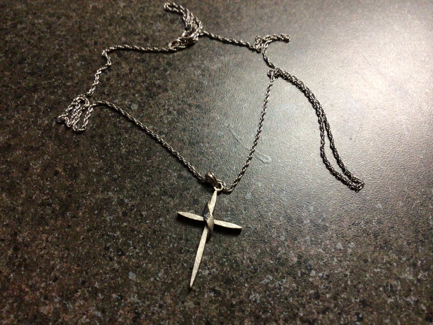 White Gold Cross - photo 4