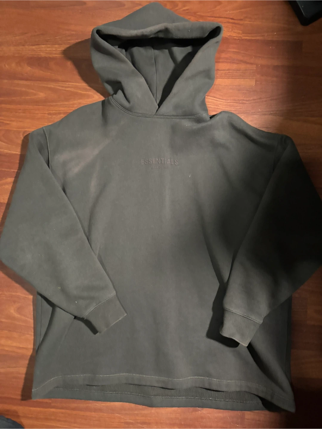 Essentials olive hoodie