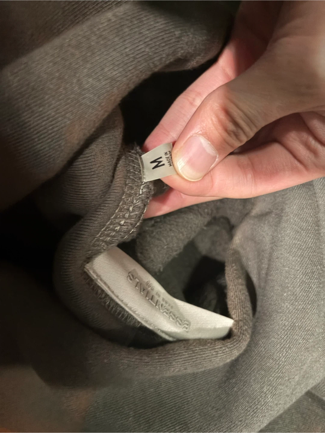Essentials olive hoodie - photo 3
