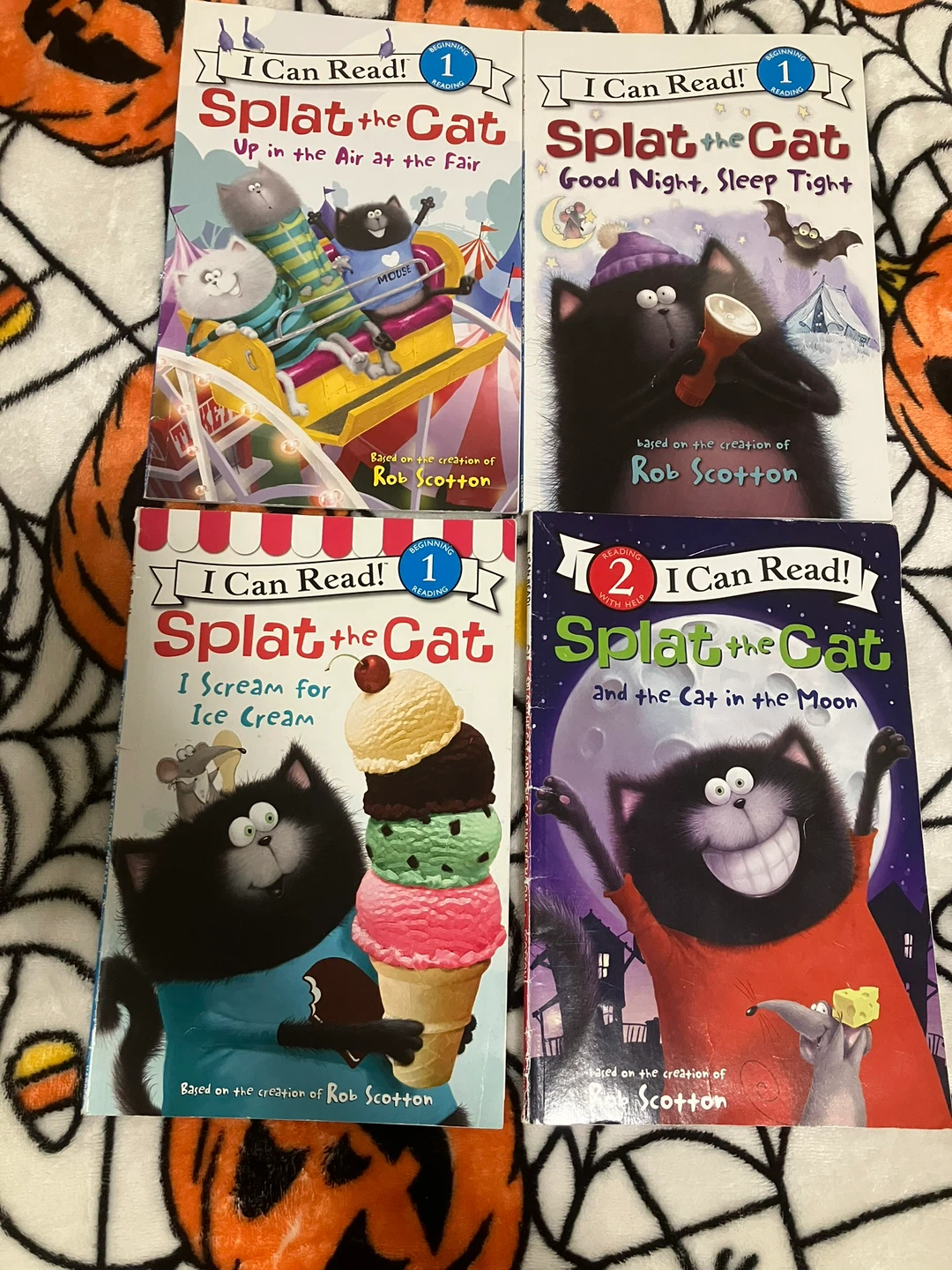 Splat the Cat I Can Read! Books by Rob Scotton