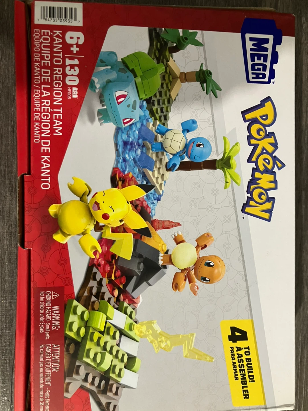 Mega Pokémon Kanto Region Team Building Set