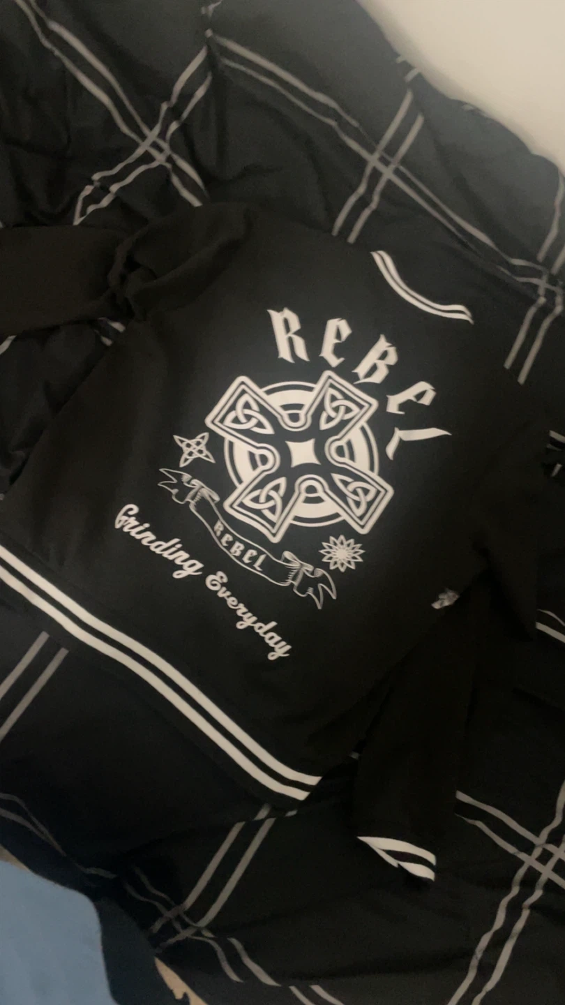 Rebel Minds Varsity Jacket - Black - photo 2