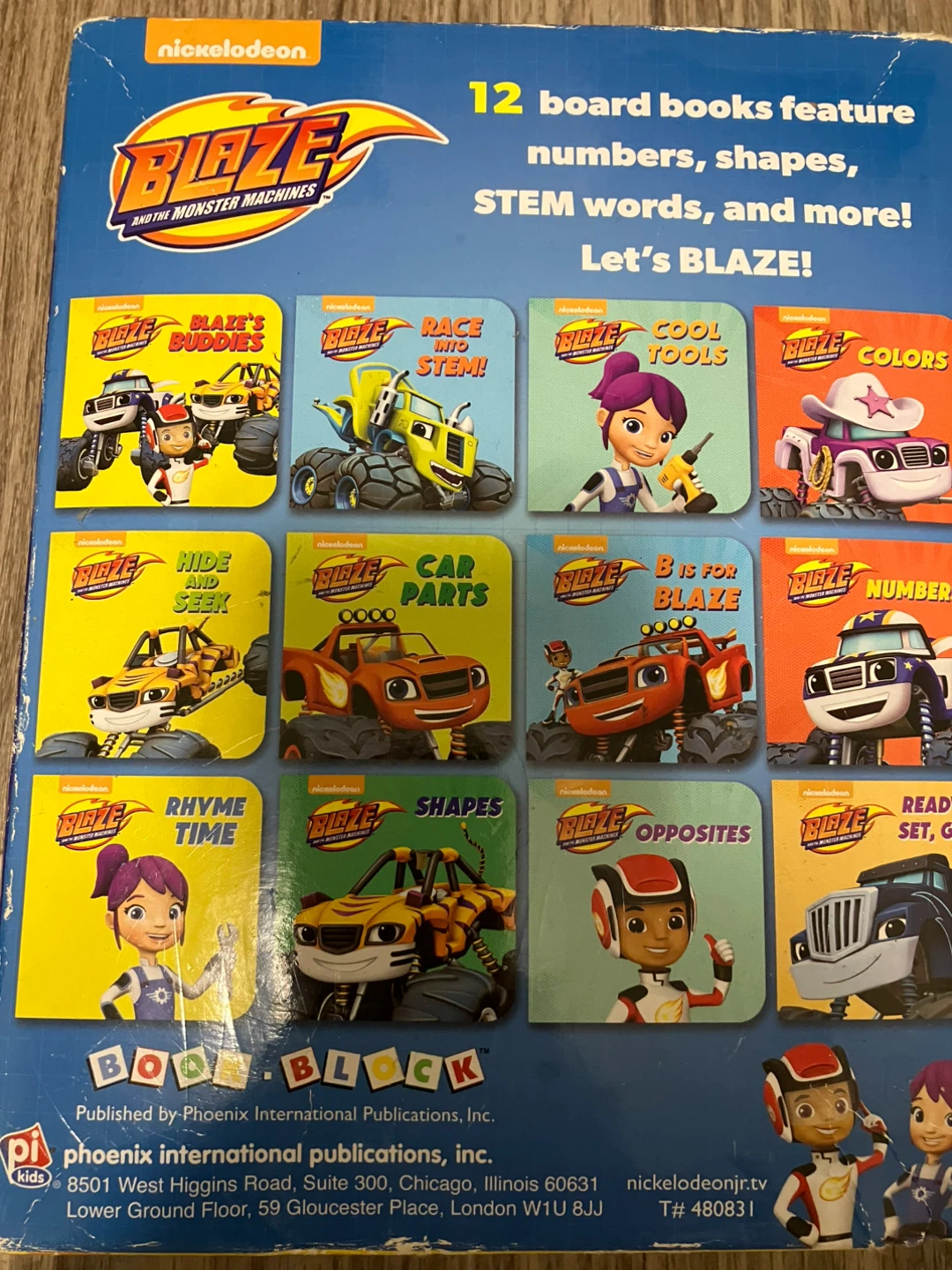 Nickelodeon Blaze and the Monster Machines 12 Board Books - photo 3